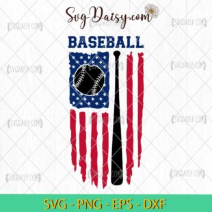 Baseball Usa Flag SVG, Baseball America Flag SVG, Baseball SVG