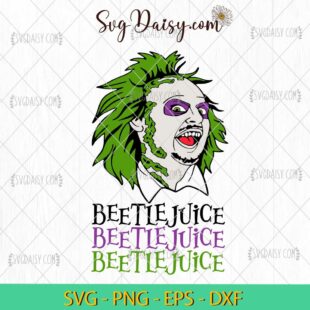 Beetlejuice Face SVG, Beetlejuice Halloween SVG, Beetlejuice Spooky SVG