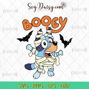 Booey Halloween SVG, Bluey And Bingo Halloween SVG, Halloween SVG