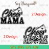 Cheer Mama Svg, Cheer Mom Svg, Megaphone Svg, Football Mom Svg