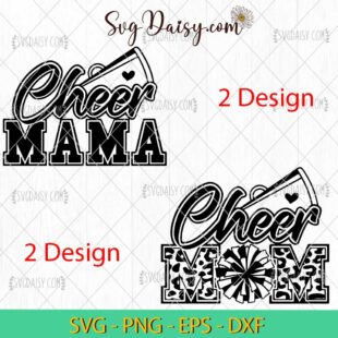 Cheer Mama Svg, Cheer Mom Svg, Megaphone Svg, Football Mom Svg