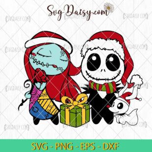 Christmas Baby Jack And Sally SVG, Nightmare Before Christmas SVG