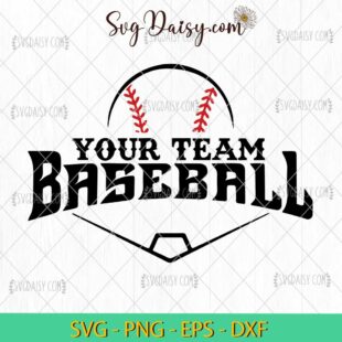 Custom Baseball Team SVG, Team Baseball SVG, Baseball SVG