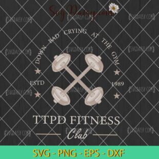 Down Bad TTPD Fitness Club Estd 1989 Svg