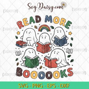 Funny Ghost Read More Books SVG, Funny Ghost SVG