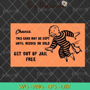 Get Out Of Jail Free Card SVG