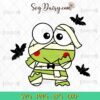 Halloween Keropp SVG, Kero kero Keroppi Halloween SVG, Sanrio Halloween SVG