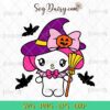 Halloween My Melody SVG, Sanrio Halloween SVG, Kawaii Halloween SVG