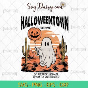 Halloweentown 1998 Trendy Halloween Pumpkin SVG