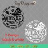 Home Of The Wicked Witch And Her Pack Of Dog SVG, Retro Halloween SVG