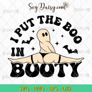 I Put The Boo In Booty SVG