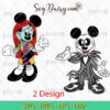 Jack And Sally Mickey & Minnie Bundle SVG, Mickey Halloween SVG, Disney Halloween SVG