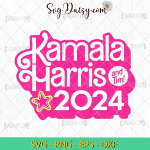 Kamala Harris And Tim Walz 2024 SVG, Harris Walz 2024 SVG, Kamala Harris SVG