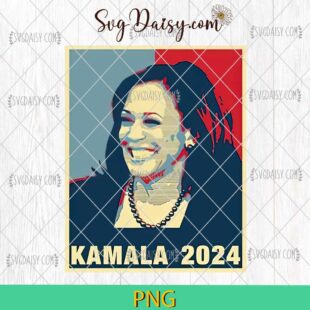 Kamala Harris For President 2024 PNG