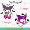 Kuromi Halloween SVG, Sanrio Halloween SVG, Kawaii Halloween SVG