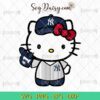 New York Yankees Hello Kitty SVG, Hello Kitty Baseball SVG, Hello Kitty Sport SVG, MLB SVG