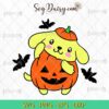 Pompompurin Halloween SVG, Sanrio Halloween SVG, Kawaii Halloween SVG