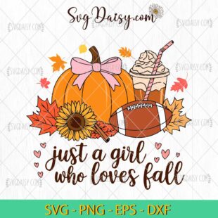 Retro Just A Girl Who Loves Fall SVG, Halloween SVG