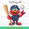 Sesame Street Elmo Washington Nationals Svg, Elmo Baseball Svg, Sesame Street MLB Svg