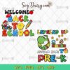 Super Mario Welcome Back To School Svg, Bundle Svg