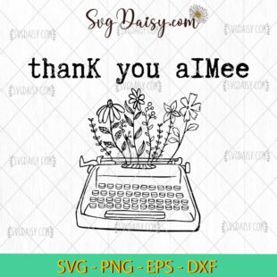 Thank You Aimee Tortured Poets Svg