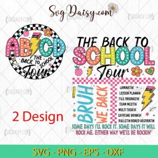 The Back To School Tour Svg, Bruh We Back Svg, Back To School Svg, First Day Of School Svg