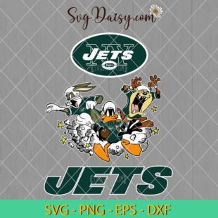 The Looney Tunes Football Team New York Jets NFL SVG