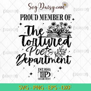 The Tortured Poets Department TTPD Taylor Swift Svg