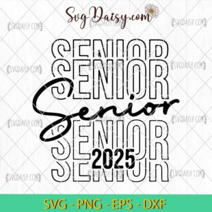 Vintage Senior 2025 SVG, Graduation 2025 SVG