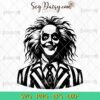 Beetlejuice Face Halloween SVG, Beetlejuice Horror Movie SVG, Scary Halloween SVG