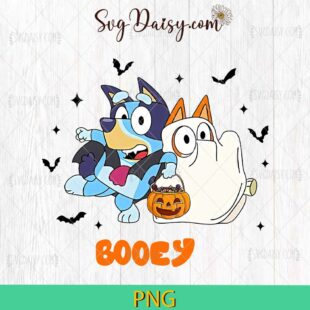 Bingo Bluey Booey Halloween PNG, Booey PNG, Bluey Halloween PNG