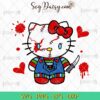 Chucky Hello Kitty SVG, Hello Kitty Halloween SVG, Kawaii Halloween SVG