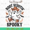 Funny Boot Scootin Spooky Ghost Cowboy SVG