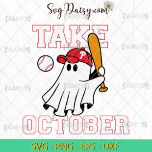 Ghost Philly Take October SVG, Philadelphia Ghost Baseball SVG