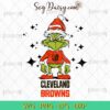 Grinch Cleveland Browns SVG, Grinch Football SVG, Grinch NFL SVG