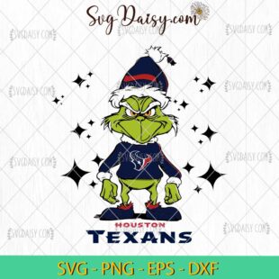 Grinch Houston Texans SVG, Grinch Football SVG, Grinch NFL SVG