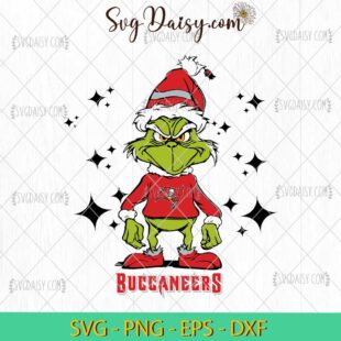 Grinch Tampa Bay Buccaneers SVG, Grinch Football SVG, Grinch NFL SVG