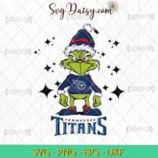 Grinch Tennessee Titans SVG, Grinch Football SVG, Grinch NFL SVG