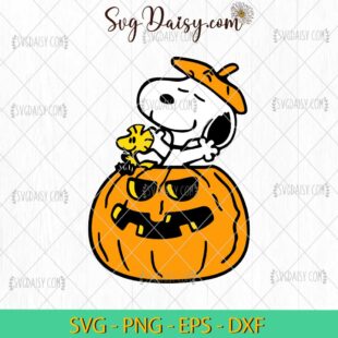 Halloween Pumpkin Snoopy And Woodstock SVG, Snoopy Halloween SVG, Woodstock Halloween SVG