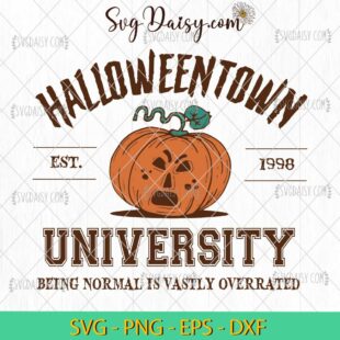 HalloweenTown University Funny Halloween Pumpkin SVG