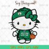 Hello Kitty Boston Celtics NBA Basketball SVG