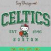 Hello Kitty Boston Celtics SVG, Hello Kitty Basketball SVG, Boston Celtics SVG