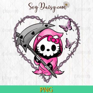 Hello Kitty Scream PNG, Hello Kitty Death PNG, Hello Kitty Halloween PNG