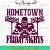 Hometown Friday Nights SVG, Vibes Football SVG, Friday Night Lights SVG