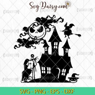 Jack And Sally Nightmare Halloween Night SVG, Jack And Sally SVG, Halloween SVG