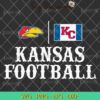 Kansas Football College Football SVG, Kansas Jayhawks SVG, Football SVG