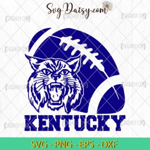 Kentucky Wildcat Football SVG, Kentucky Wildcats NCAA SVG, Football SVG