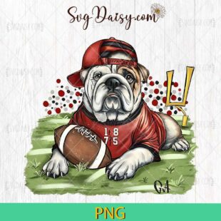 Retro Football Bulldogs Team Mascot PNG, Bulldogs Football PNG