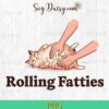 Rolling Fatties Cute Fattie Cat PNG