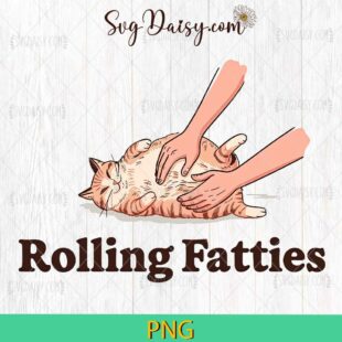 Rolling Fatties Cute Fattie Cat PNG